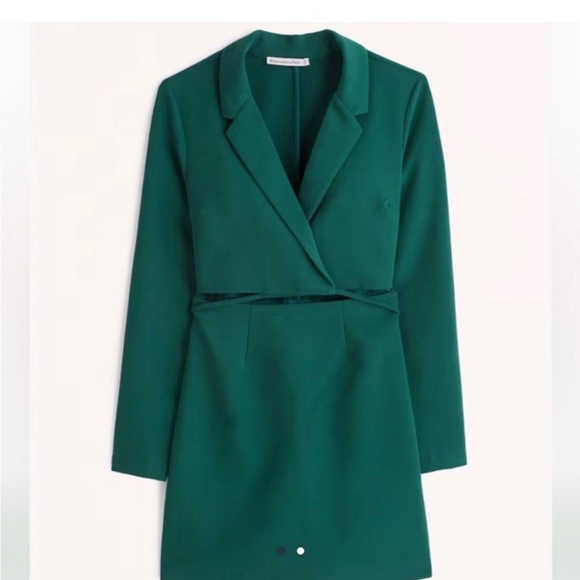 Abercrombie Green Blazer dress! - Picture 1 of 5